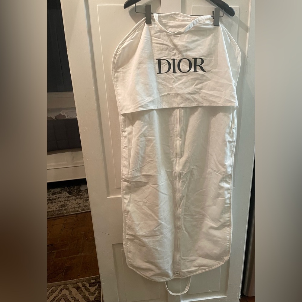 Dior White Protective Garment Cover